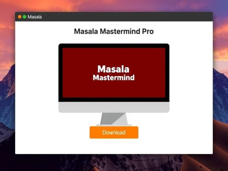 Masala Mastermind Pro Download Screen